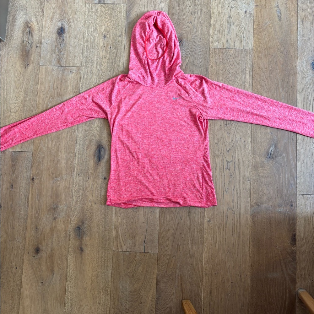 Nike Women's Coral, Orange Hoodie Running Jacket